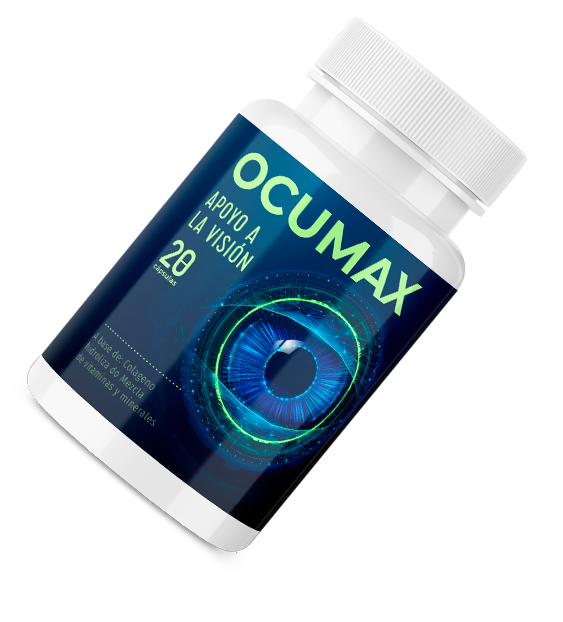 Ocumax - Suplemento natural para la salud visual, frasco con 20 cápsulas